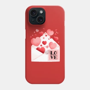 Love envelope art Phone Case