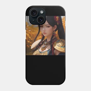 Ancient Turkish Woman Warrior  (ABAKAY) Phone Case