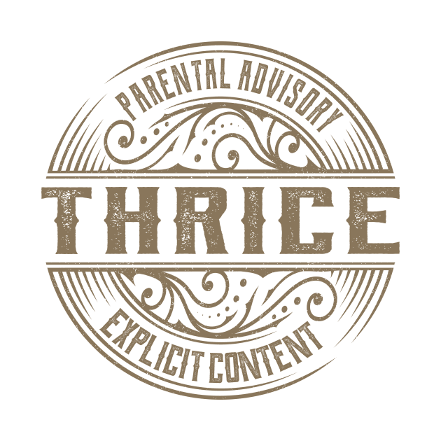 thrice vintage ornament by irbey