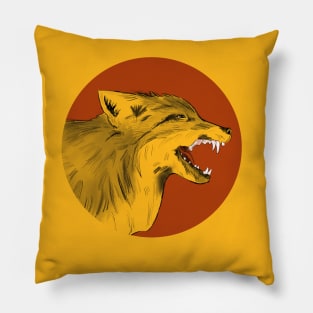 Fox Fight Pillow