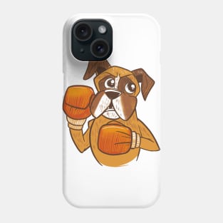 boxer-dog-boxing- Phone Case