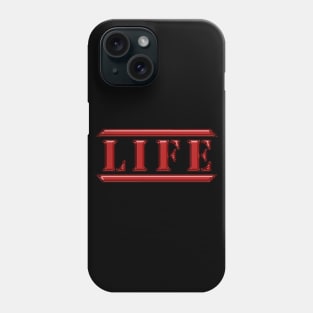 Life Red Phone Case