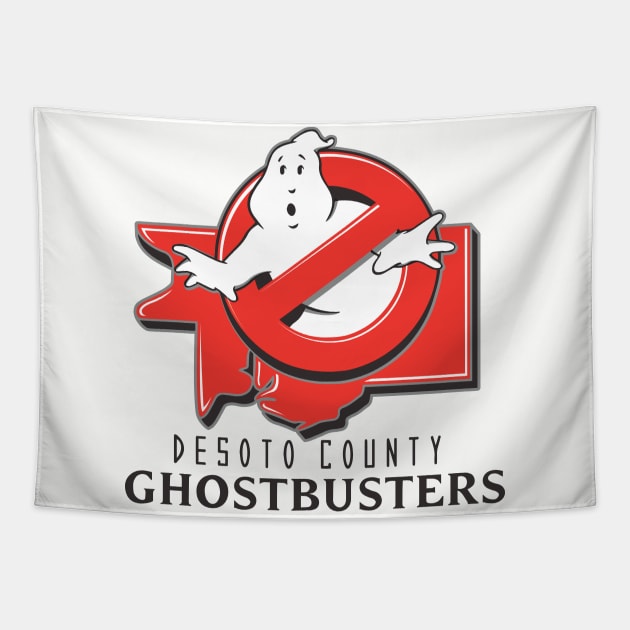 Desoto County Ghostbuters_Main Logo (Dark Lettering) Tapestry by Cabin_13