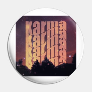 Karma Waves Pin