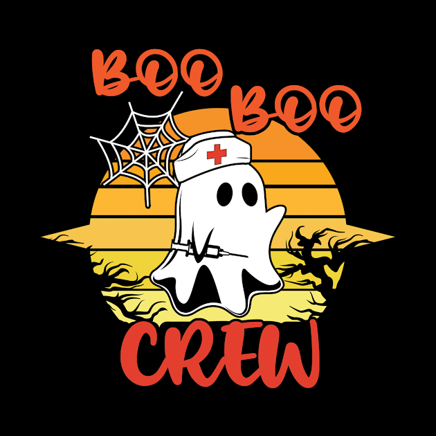 Boo Boo Crew Nurse Shirts Halloween Nurse Shirts for Women by mo designs 95