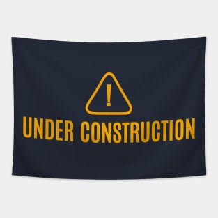 Under construction gym wear Tapestry