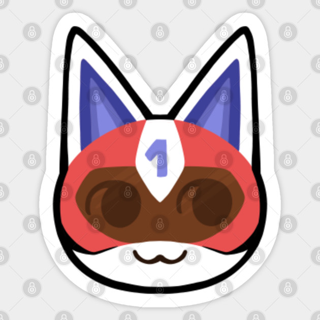 Kid Cat Animal Crossing Icon Kid Cat Sticker Teepublic