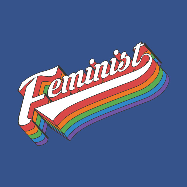 Retro Feminist Feminism 70s Style Vintage - Feminist - T-Shirt