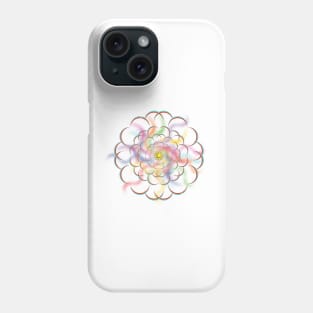 Mandala - Neon swirls - Meditation Mandala Phone Case