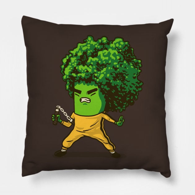 Brocco Lee Vol. 2 Pillow by vo_maria