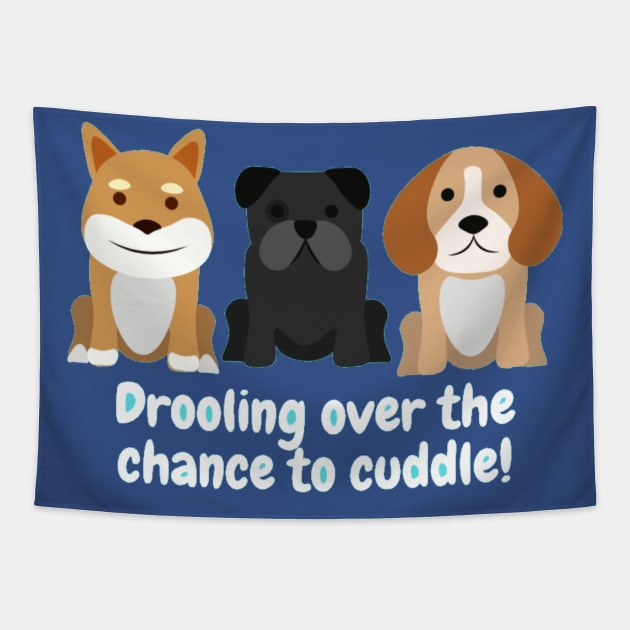 Drooling over the chance to cuddle! Tapestry by Nour