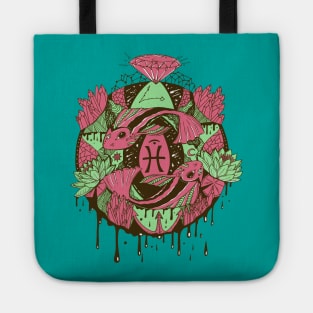 Pink and Mint Mystic Pisces Motion Tote