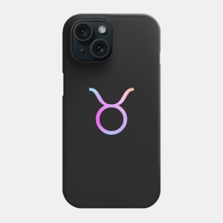 taurus colorful aura Phone Case