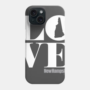 Love NH (square white) Phone Case