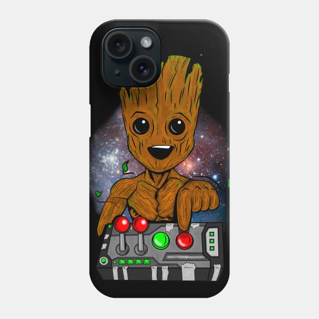 Baby Tree Don't push the button Phone Case by nicitadesigns