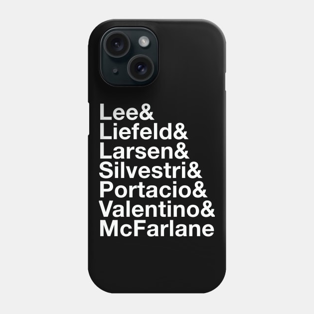 Image Founding Fathers (White Text) Phone Case by dumb stuff, fun stuff