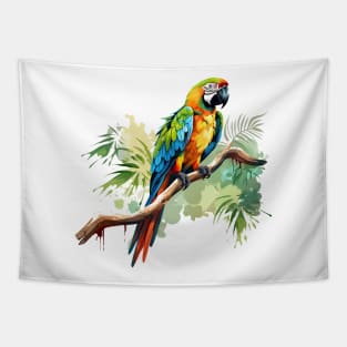 Military Macaw Tapestry