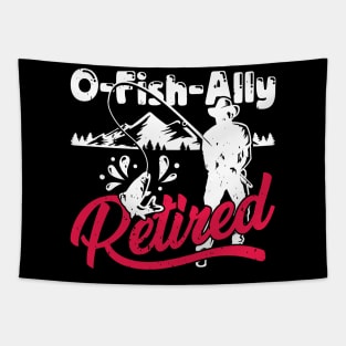 Fishing Fisher Retirement Fisherman Gift Tapestry