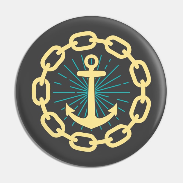 Anchor and Chains Pin by Oswaldland