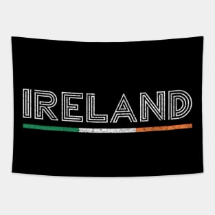 Ireland / Vintage Style Faded Typography Design Tapestry