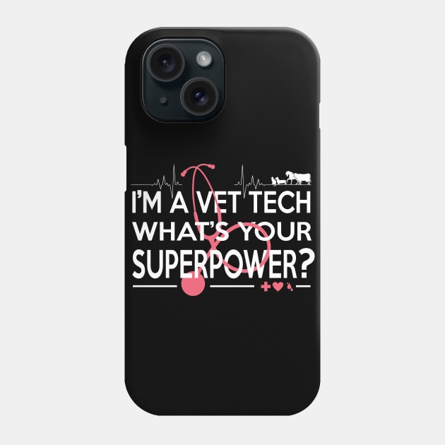 VET-TECH SUPERPOWER Phone Case by mojokumanovo