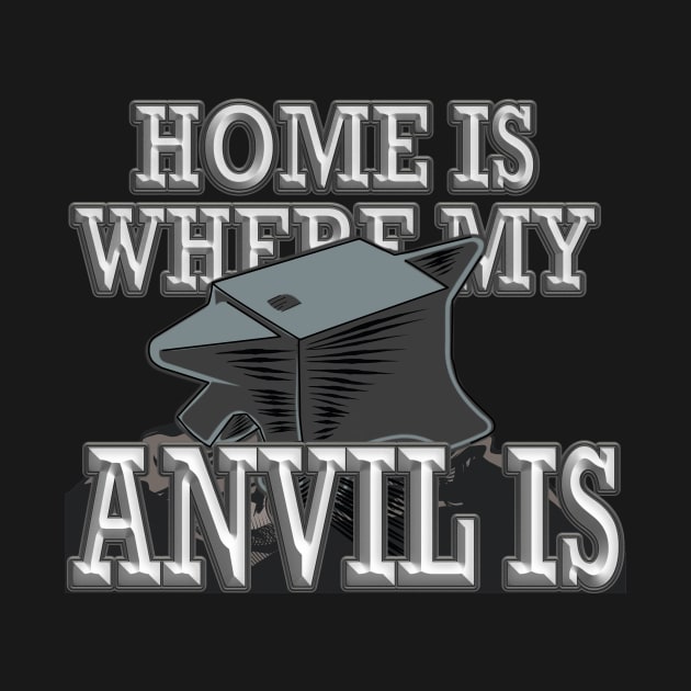 Home is Where My Anvil is - Blacksmith Knife Maker by JTYDesigns