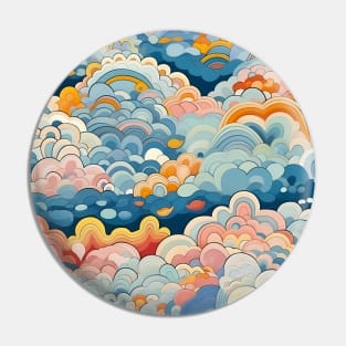 Pastel Clouds Pin