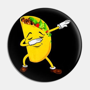 Dabbing Taco Cinco de Mayo Pin