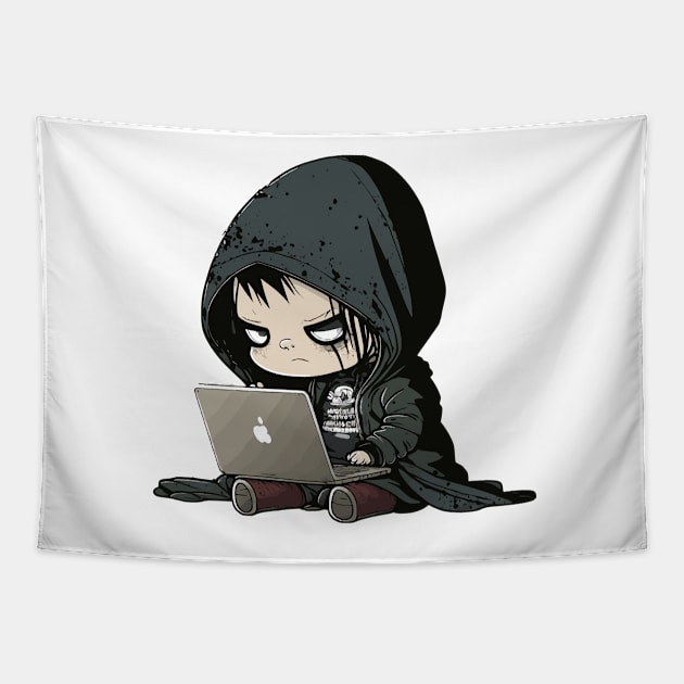 Little Hacker Tapestry by pxdg