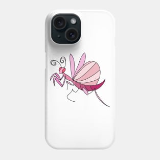 Pink Orchid Mantis Phone Case