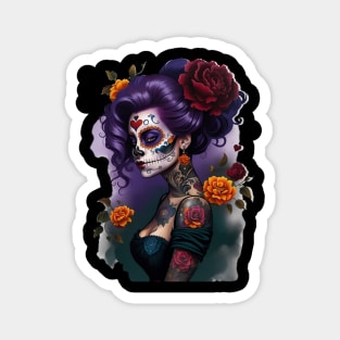 Colorful Catrina Magnet