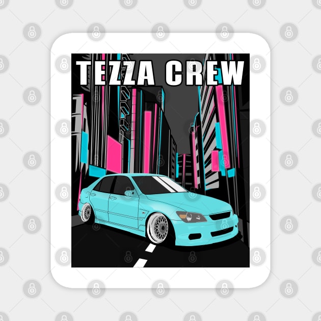 Toyota Altezza Tezza Crew Magnet by Rebellion Store