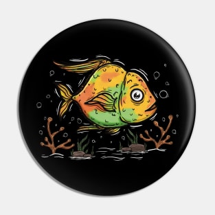 Fish fishing Pin