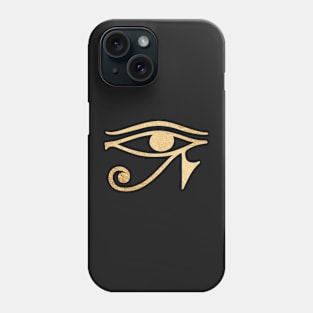 Eye of Horus, Faux Gold Phone Case