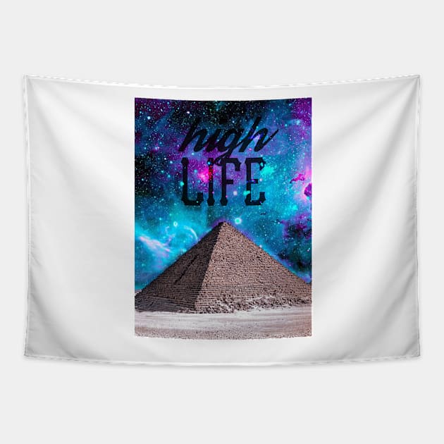 High Life Pyramid Tapestry by shanin666