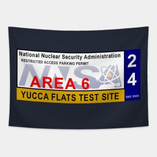 Yucca Flats Test Site Vehicle Access Pass Tapestry