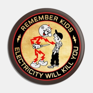 Vintage Electricity Pin