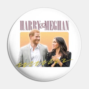 Harry & Meghan Retro Aesthetic Pin