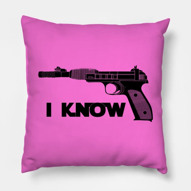 Leia Knows - Hers - RotJ Pillow by DistractedGeek