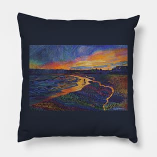 Bondi Beach Sunset- No Text Pillow