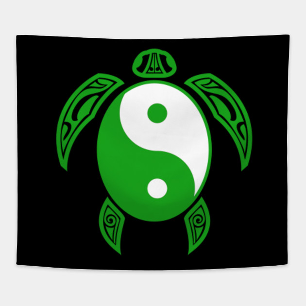 Yin Yang Turtle Funny Chinese Tai Chi Symbol Cool Yin Yang