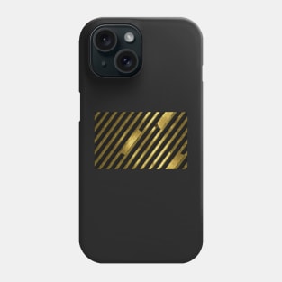 Seamless Black & Gold Texture Patterns XI Phone Case