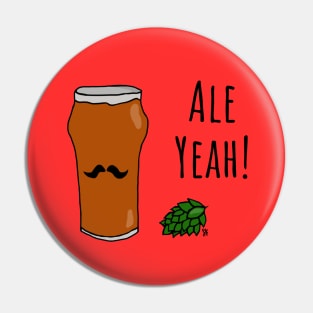 Ale Yeah! Beer Pun Pin