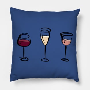 glass of wine 2 Pillow