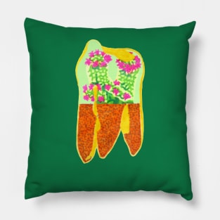 Tooth Terrarium 3 Pillow