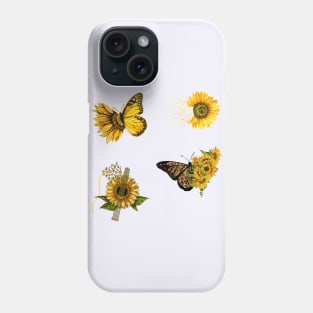 Shine Like A Sunflower stickers Pack Phone Case