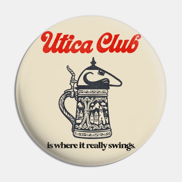 Club 'Swings' Beer Retro Defunct Breweriana Pin by darklordpug