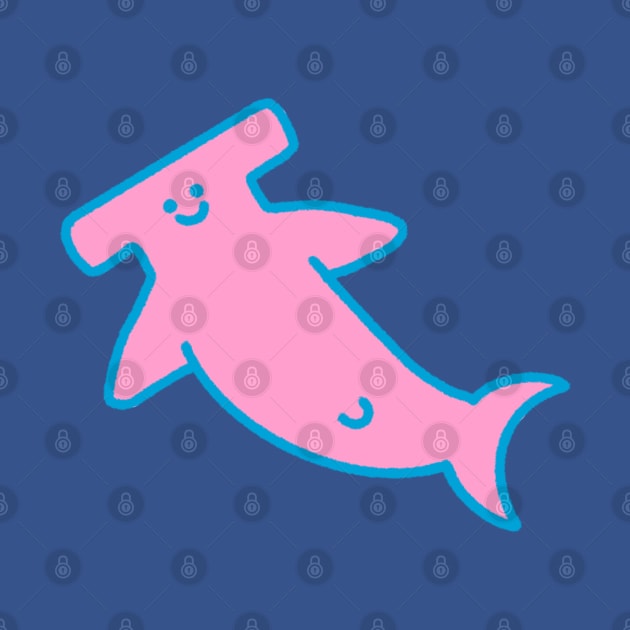 Cute Hammerhead Shark by dotbyedot