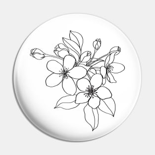 Apple Blossom Pin