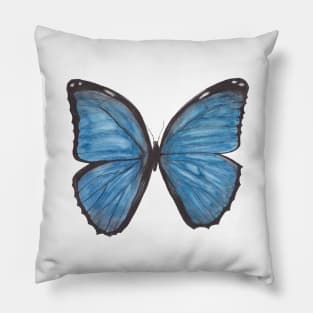 Butterfly - Blue Pillow